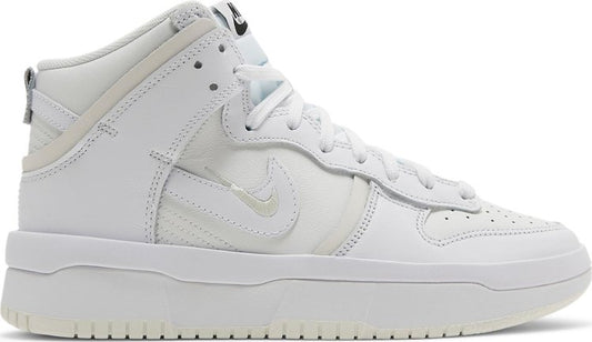 נעלי סניקרס Wmns Dunk High Rebel 'Summit White' של המותג נייקי בצבע לבן עשויות עוֹר