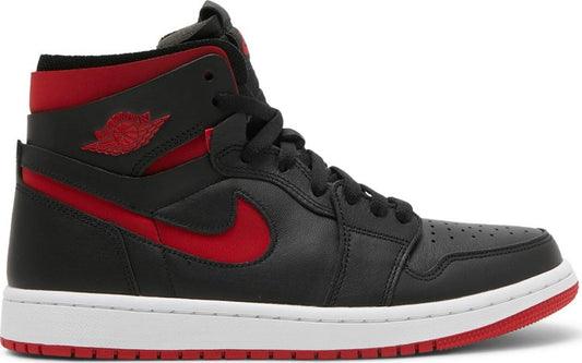נעלי סניקרס Wmns Air Jordan 1 High Zoom Comfort 'Black University Red' של המותג נייקי בצבע שָׁחוֹר עשויות עוֹר