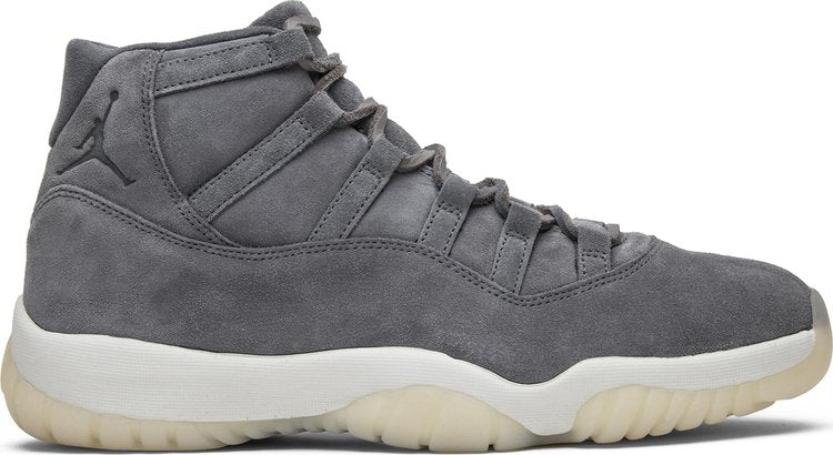 נעלי סניקרס Air Jordan 11 Retro Premium 'Grey Suede' של המותג נייקי בצבע אפור עשויות 