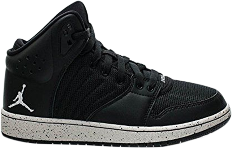 נעלי סניקרס Jordan 1 Flight 4 Premium GS של המותג נייקי בצבע שָׁחוֹר עשויות 