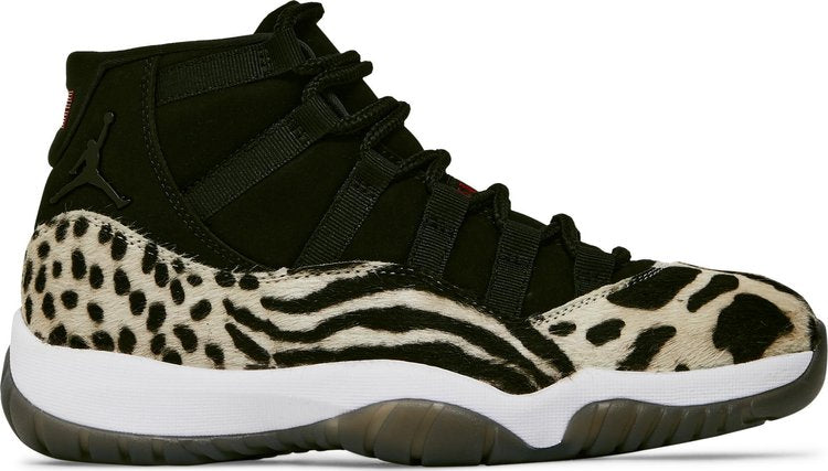 נעלי סניקרס Wmns Air Jordan 11 Retro 'Animal Instinct' של המותג נייקי בצבע צבעוני עשויות עור (זמש)
