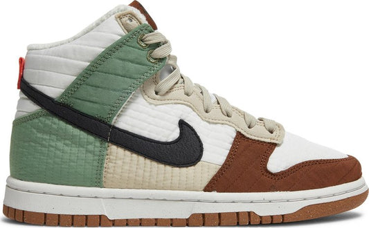 נעלי סניקרס Wmns Dunk High LX Next Nature 'Toasty' של המותג נייקי בצבע לבן עשויות פּוֹלִיאֶסטֶר
