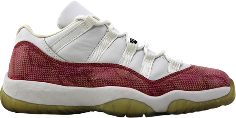 נעלי סניקרס Wmns Air Jordan 11 Retro Low 'Snakeskin' של המותג נייקי בצבע לבן עשויות 