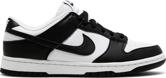 נעלי סניקרס Wmns Dunk Low Next Nature 'Black White' של המותג נייקי בצבע לבן עשויות עוֹר