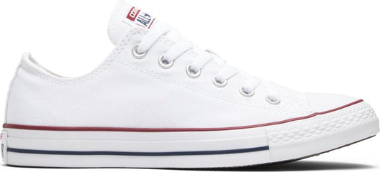 נעלי סניקרס Chuck Taylor All Star Low 'Optic White' של המותג קונברס אולסטאר בצבע לבן עשויות 