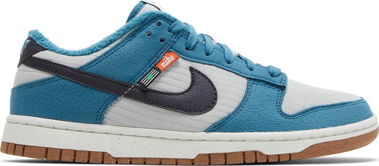 נעלי סניקרס Dunk Low Next Nature 'Toasty - Rift Blue' של המותג נייקי בצבע כְּחוֹל עשויות שמיכה