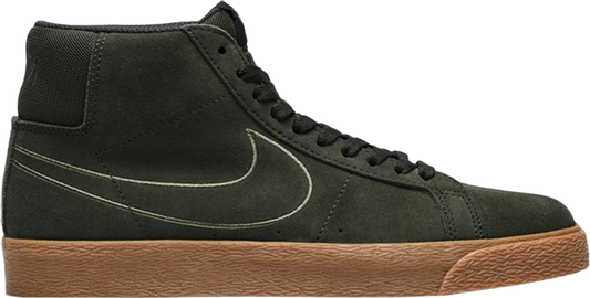 נעלי סניקרס Zoom Blazer Mid SB 'Sequoia' של המותג נייקי בצבע ירוק עשויות 