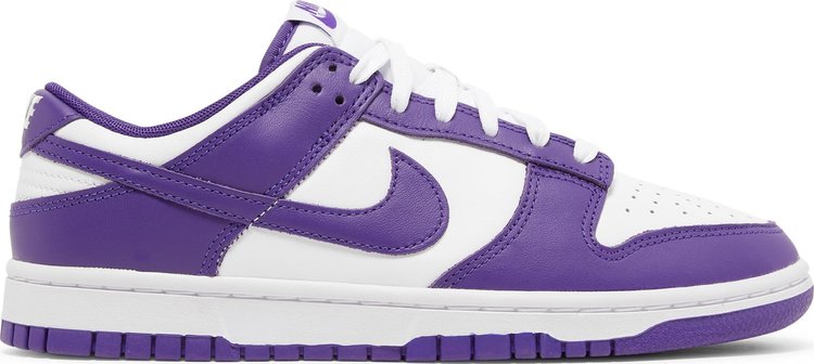 נעלי סניקרס Dunk Low 'Championship Purple' של המותג נייקי בצבע סָגוֹל עשויות עוֹר