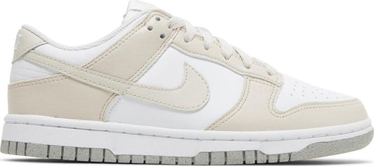 נעלי סניקרס Wmns Dunk Low Next Nature 'Light Orewood Brown' של המותג נייקי בצבע קרם עשויות עוֹר