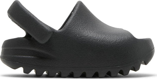 נעלי סניקרס Yeezy Slides Infants 'Onyx' של המותג אדידס בצבע שָׁחוֹר עשויות קצף מסוג EVA (פולימר)
