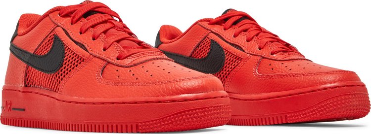 Air Force 1 LV8 GS ' Mesh Pocket-Habanero Red '