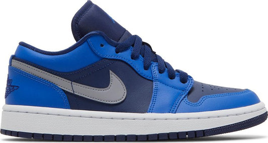 נעלי סניקרס Wmns Air Jordan 1 Low 'Game Royal' של המותג נייקי בצבע כְּחוֹל עשויות עוֹר