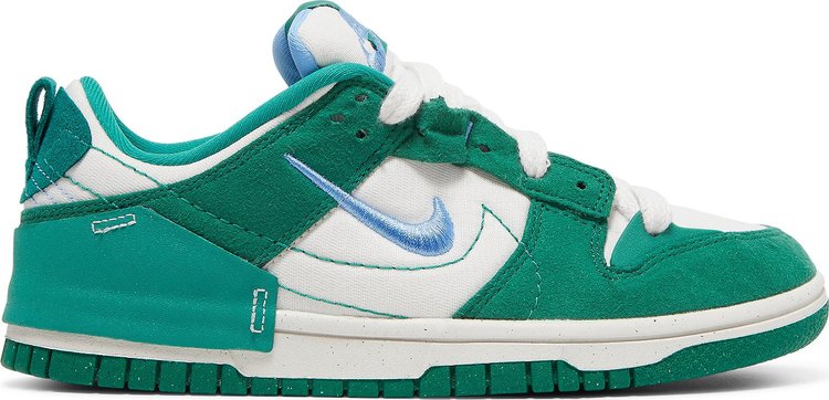 נעלי סניקרס Wmns Dunk Low Disrupt 2 'Malachite' של המותג נייקי בצבע לבן עשויות סינתטי