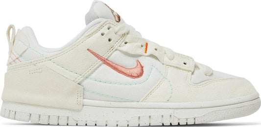 נעלי סניקרס Wmns Dunk Low Disrupt 2 'Pale Ivory' של המותג נייקי בצבע קרם עשויות בַּד