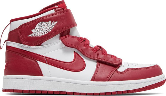 נעלי סניקרס Air Jordan 1 High FlyEase 'Cardinal Red' של המותג נייקי בצבע אָדוֹם עשויות עוֹר
