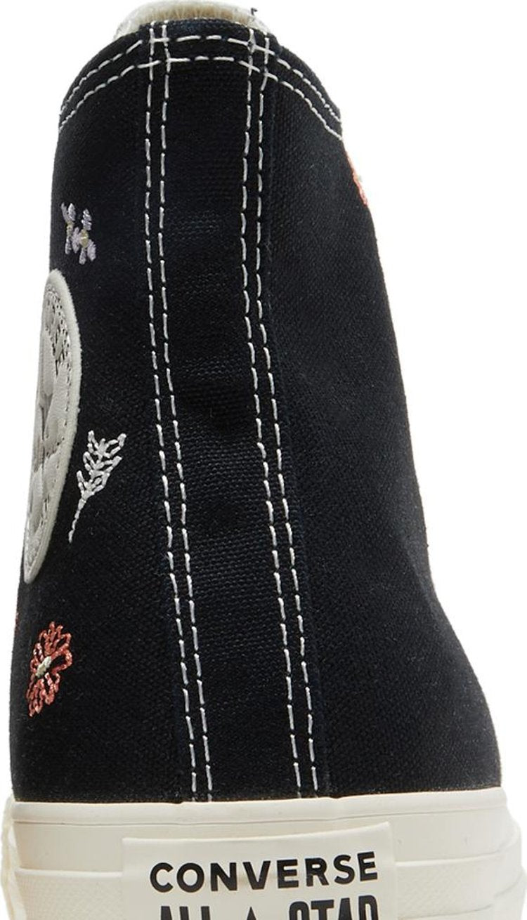 Wmns Chuck Taylor All Star High 'Embroidered Floral - Black'
