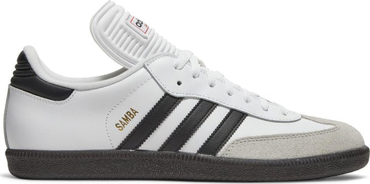 נעלי סניקרס Samba Classic 'White' של המותג אדידס בצבע לבן עשויות 