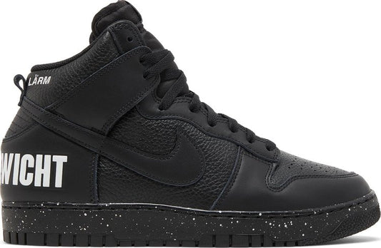 נעלי סניקרס Undercover x Dunk High 1985 'Chaos - Black' של המותג נייקי בצבע שָׁחוֹר עשויות עוֹר