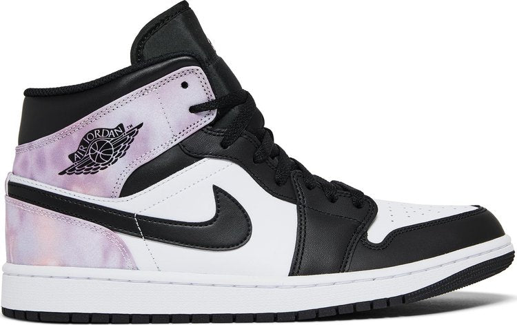 נעלי סניקרס Air Jordan 1 Mid SE 'Zen Master' של המותג נייקי בצבע לבן עשויות עוֹר