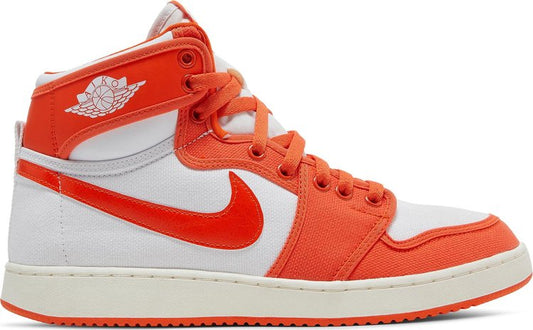 נעלי סניקרס Air Jordan 1 KO High 'Syracuse' של המותג נייקי בצבע כתום עשויות בַּד