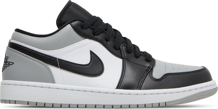 נעלי סניקרס Air Jordan 1 Low 'Shadow Toe' של המותג נייקי בצבע אפור עשויות עוֹר