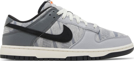 נעלי סניקרס Dunk Low 'Copy Paste' של המותג נייקי בצבע אפור עשויות סינתטי