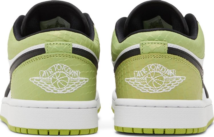 Wmns Air Jordan 1 Low SE 'Vivid Green Snakeskin'