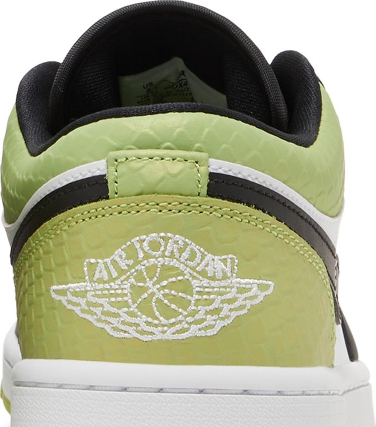 Wmns Air Jordan 1 Low SE 'Vivid Green Snakeskin'