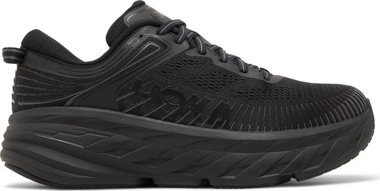 נעלי סניקרס Wmns Bondi 7 'Black' של המותג הוקה בצבע שָׁחוֹר עשויות רֶשֶׁת