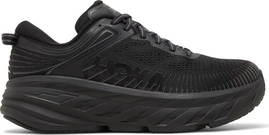 נעלי סניקרס Wmns Bondi 7 'Black' של המותג הוקה בצבע שָׁחוֹר עשויות רֶשֶׁת