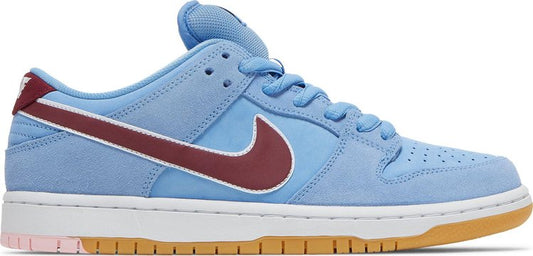 נעלי סניקרס Dunk Low Premium SB 'Philadelphia Phillies' של המותג נייקי בצבע כְּחוֹל עשויות עור (זמש)