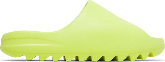 נעלי סניקרס Yeezy Slide 'Glow Green' 2022 של המותג אדידס בצבע ירוק עשויות קצף מסוג EVA (פולימר)