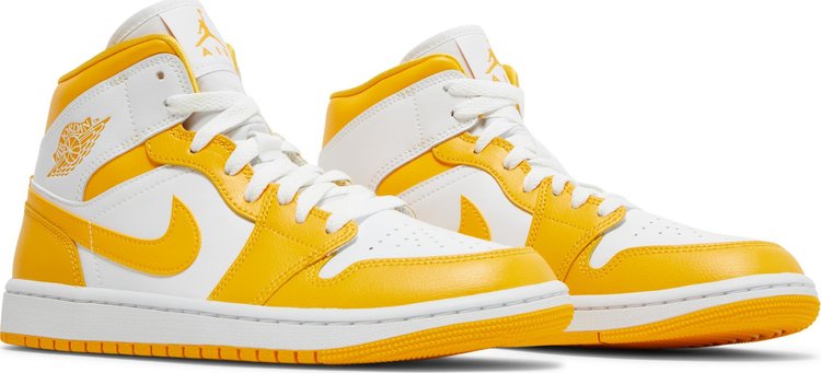 Wmns Air Jordan 1 Mid 'University Gold'