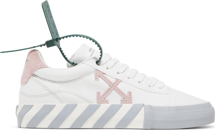 נעלי סניקרס Off-White Wmns Vulc Sneaker 'White Light Pink' של המותג אוף וויט בצבע לבן עשויות בַּד