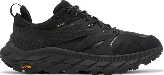 נעלי סניקרס Anacapa Low GORE-TEX 'Black' של המותג הוקה בצבע שָׁחוֹר עשויות גורטקס GORE-TEX (חסין למים)