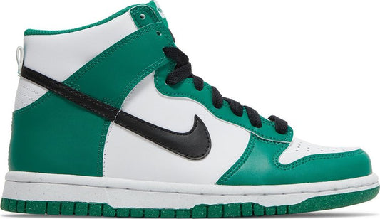 נעלי סניקרס Dunk High GS 'Celtics' של המותג נייקי בצבע ירוק עשויות עוֹר