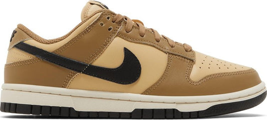 נעלי סניקרס Wmns Dunk Low 'Dark Driftwood' של המותג נייקי בצבע חום עשויות עוֹר