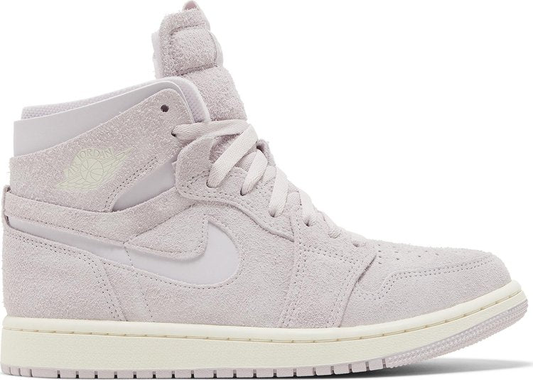 נעלי סניקרס Wmns Air Jordan 1 High Zoom Comfort 'Venice' של המותג נייקי בצבע וָרוֹד עשויות עור (זמש)