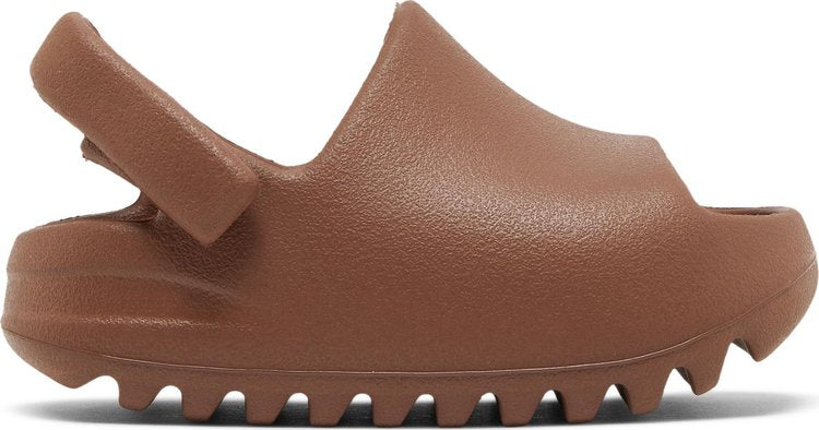 נעלי סניקרס Yeezy Slides Infants 'Flax' של המותג אדידס בצבע שָׁזוּף עשויות קצף מסוג EVA (פולימר)