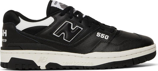 נעלי סניקרס Comme des Garçons Homme x 550 'Black' של המותג ניו באלאנס בצבע שָׁחוֹר עשויות עוֹר