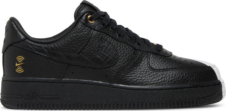 נעלי סניקרס Air Force 1 Low 'Anniversary Edition' של המותג נייקי בצבע שָׁחוֹר עשויות עוֹר