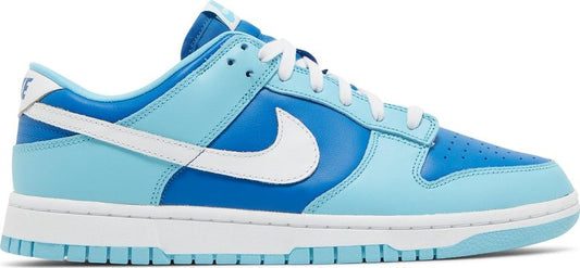 נעלי סניקרס Dunk Low Retro QS 'Argon' 2022 של המותג נייקי בצבע כְּחוֹל עשויות עוֹר