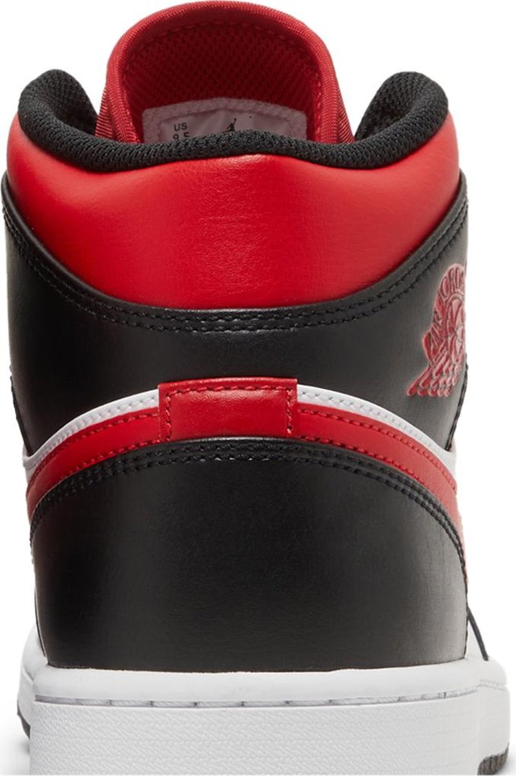 Air Jordan 1 Mid 'Bred Toe'