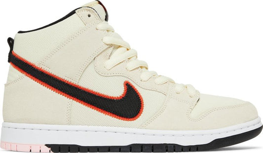 נעלי סניקרס Dunk High SB 'San Francisco Giants' של המותג נייקי בצבע קרם עשויות רֶשֶׁת