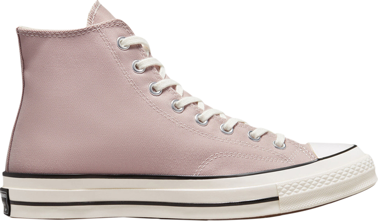 נעלי סניקרס Chuck 70 High 'Stone Mauve' של המותג קונברס אולסטאר בצבע וָרוֹד עשויות בַּד