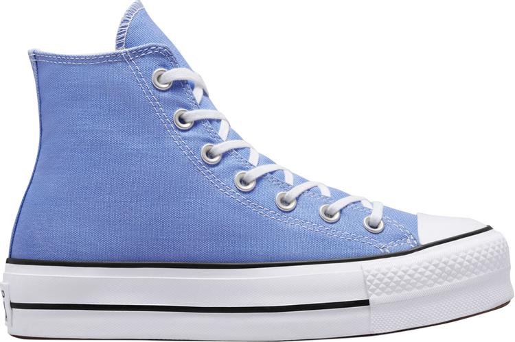 נעלי סניקרס Wmns Chuck Taylor All Star Lift Platform High 'Royal Pulse' של המותג קונברס אולסטאר בצבע אָדוֹם עשויות בַּד