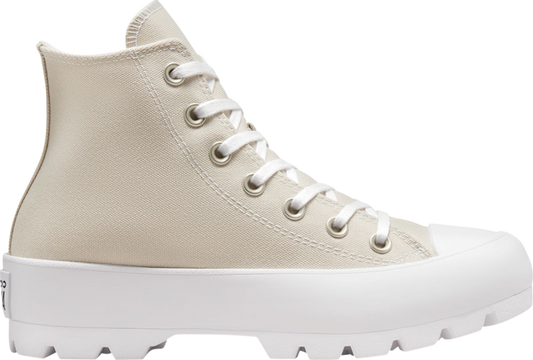 נעלי סניקרס Wmns Chuck Taylor All Star High 'Seasonal Lugged - Desert Sand' של המותג קונברס אולסטאר בצבע קרם עשויות בַּד