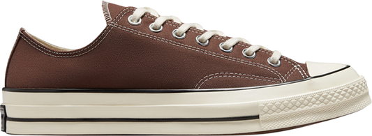 נעלי סניקרס Chuck 70 Low 'Squirrel Friend Brown' של המותג קונברס אולסטאר בצבע חום עשויות בַּד