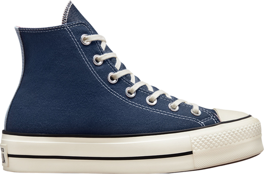 נעלי סניקרס Wmns Chuck Taylor All Star Lift Platform High 'Denim - Navy' של המותג קונברס אולסטאר בצבע כְּחוֹל עשויות בַּד