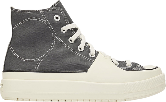 נעלי סניקרס Chuck Taylor All Star High Construct 'Cyber Grey' של המותג קונברס אולסטאר בצבע אפור עשויות בַּד